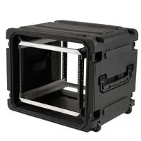 SKB 3SKB-R08U20W 20 Inch Deep Roto Shockmount Rolling Rack Case 8U